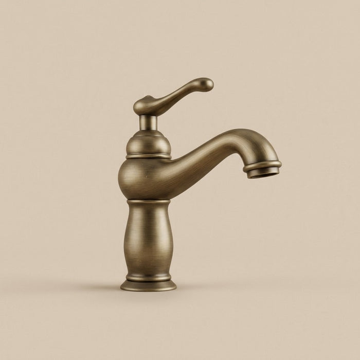 Patine, robinet en laiton bronze antique
