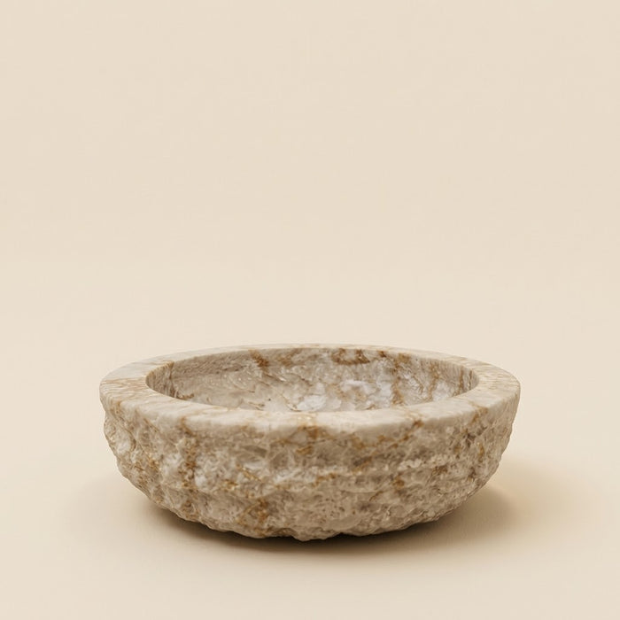 Pietra, vasque ronde en marbre naturel