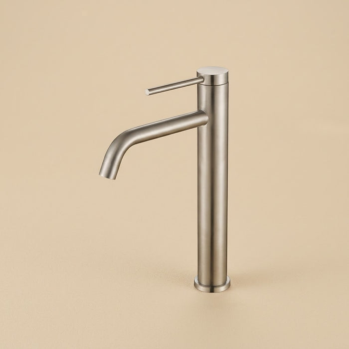 Fino haut, robinet de vasque fin en inox, cinq finitions