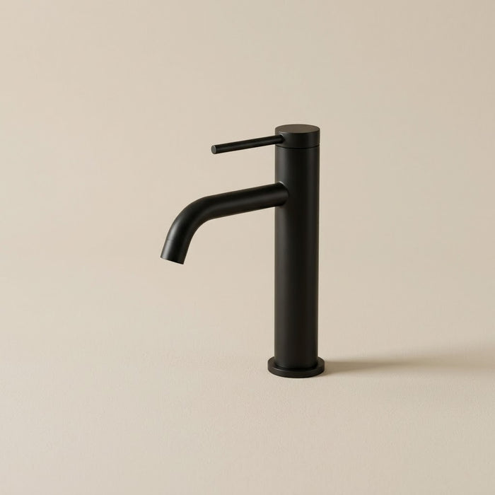 Fino court, robinet de vasque fin en inox, cinq finitions